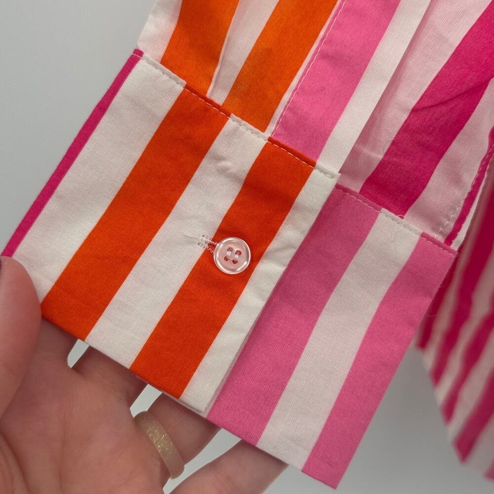 Beach Riot Alexa Top Sunset Stripes - Pink/White/Orange - S/M - Picture 5 of 7